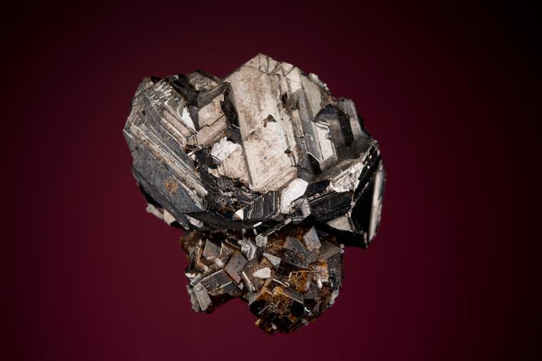 SPHALERITE on ANDRADITE